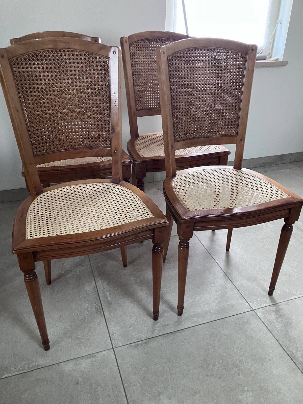 Set van 4  stoelen Roche Bobois, Huis en Inrichting, Stoelen, Ophalen