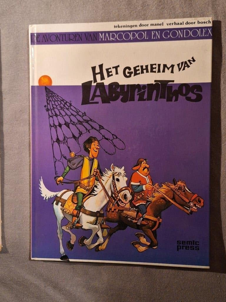 Marcopol en Gondolex 1: het geheim van Labyrinthos, Eén stripboek, Ophalen of Verzenden, Gelezen