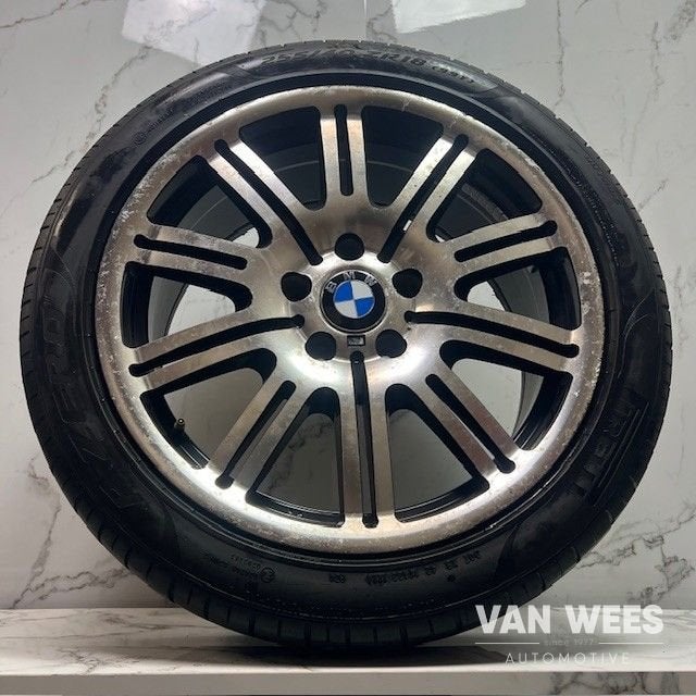 Bmw E46 E36 E90+ F30+ 225/40/18 INCH Breedset styling 67 M, Gebruikt, -, -, Banden en Velgen