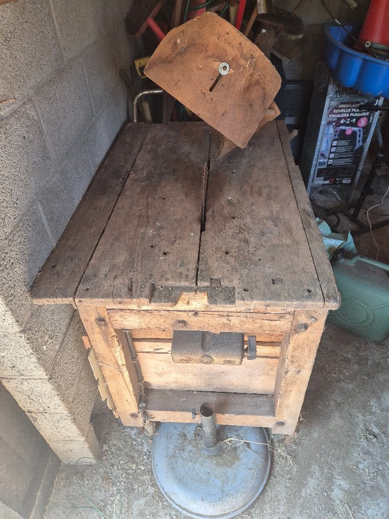 Oude Tafelzaagmachine, Doe-het-zelf en Bouw, Ophalen, Gebruikt, Overige typen, 30 tot 70 mm