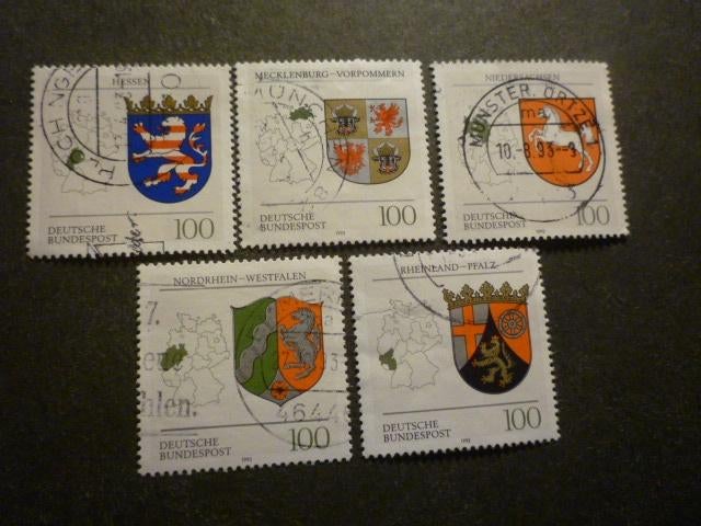 Duitsland/Allemagne 1993 Mi 1660/1664(o) Gestempeld/Oblitéré, Verzenden