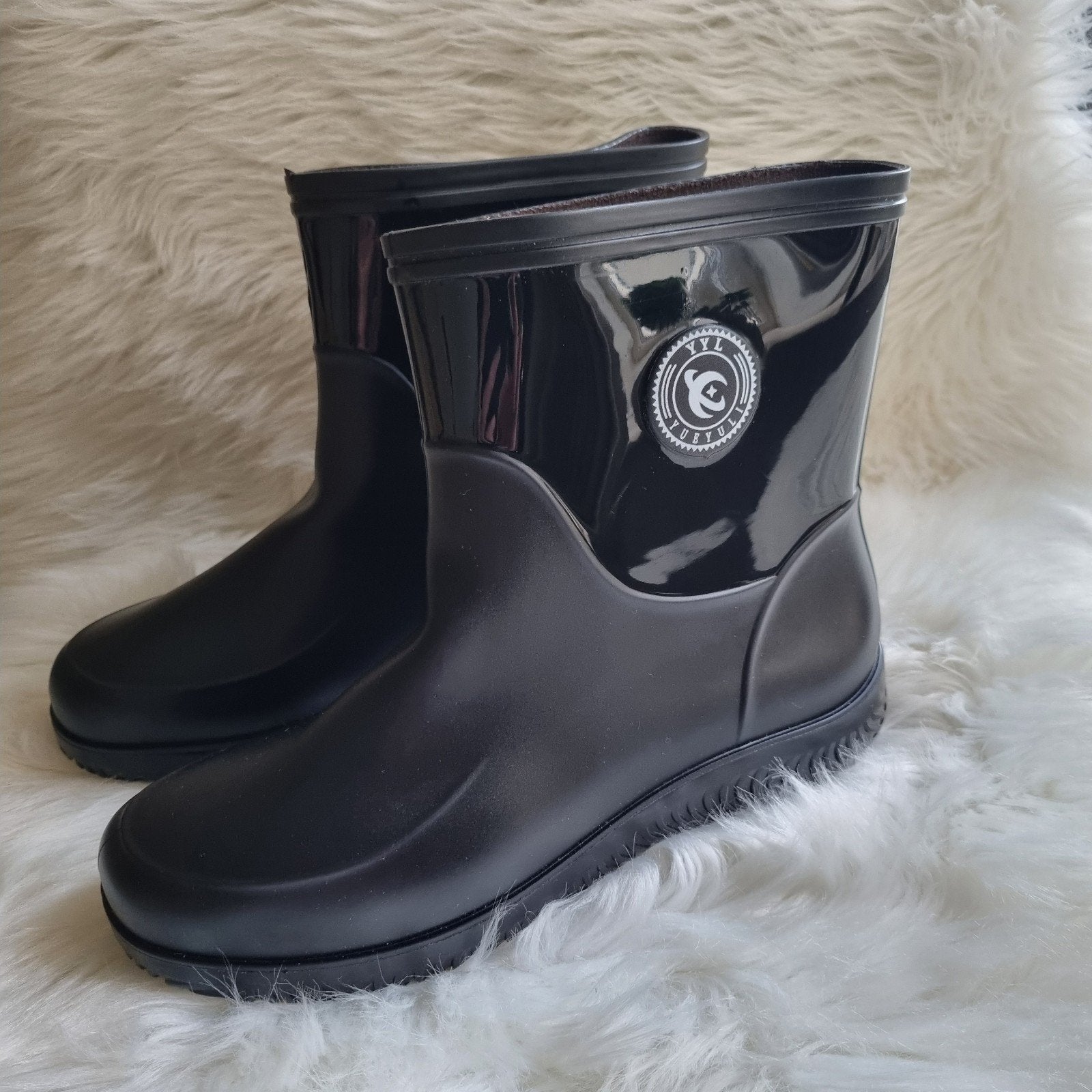 Bottes de pluie (hommes) - taille 44 - caoutchouc - en parfa, Vêtements | Hommes, Chaussures, Enlèvement ou Envoi, Bottes de pluie