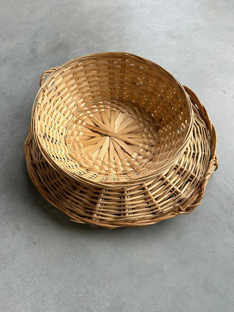 Rieten mandjes (gratis op te halen), Huis en Inrichting, Woonaccessoires | Schalen en Manden, Ophalen, Zo goed als nieuw