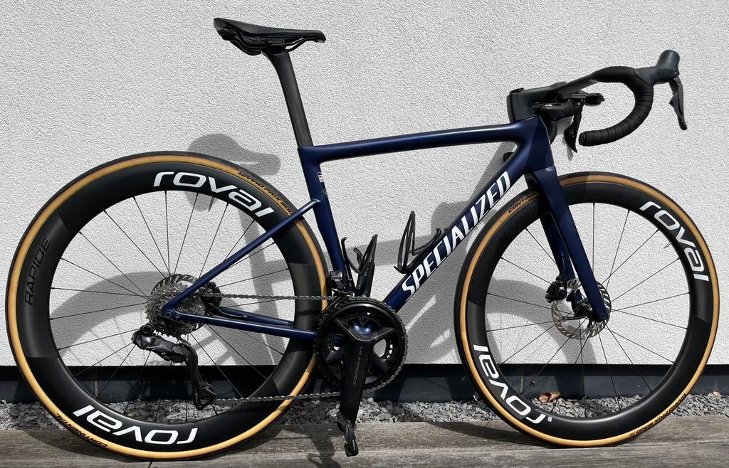 Specialized Tarmac SL8 Pro maat 52 Ultegra Di2, Fietsen en Brommers, 28 inch, 49 tot 53 cm, Zo goed als nieuw, Meer dan 20 versnellingen