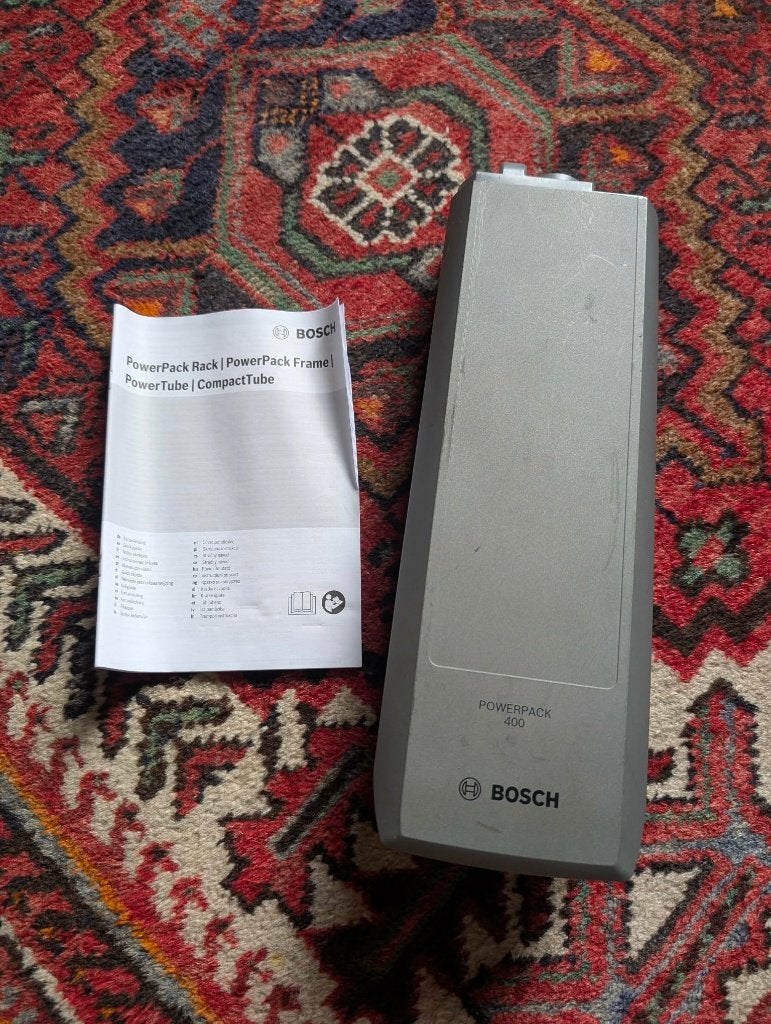 Bosch powerpack 400 WH  - bagagedrager, Utilisé