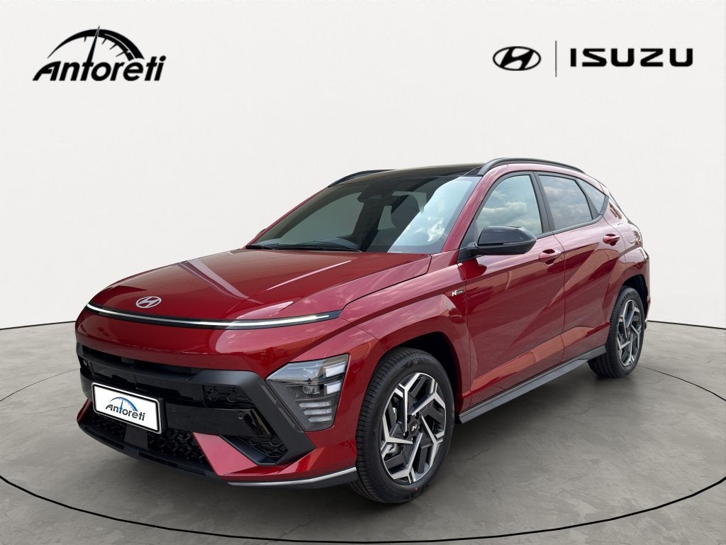 Hyundai Kona Kona 1.6 T-GDi Shine N-Line Sensation DCT, Autos, Rouge, Cuir et Alcantara, Achat, Euro 6