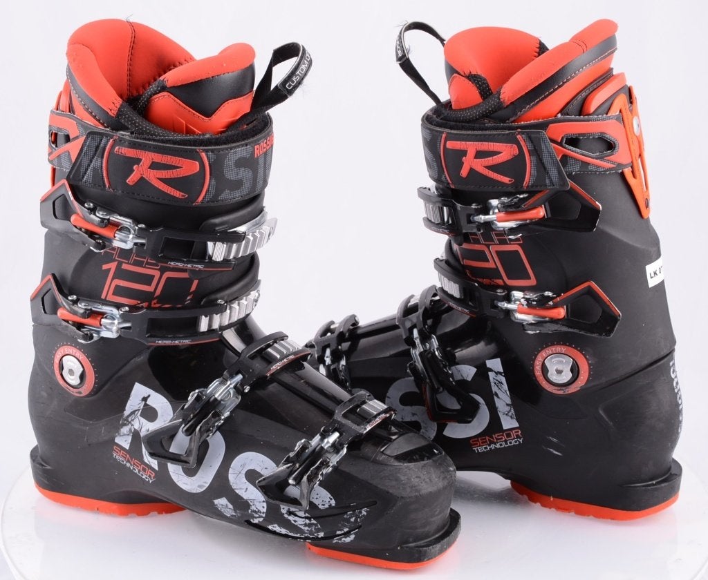 40,5;41EU skischoenen ROSSIGNOL ALIAS 120,CUSTOM opti sensor, Gebruikt, Verzenden, Rossignol, Schoenen