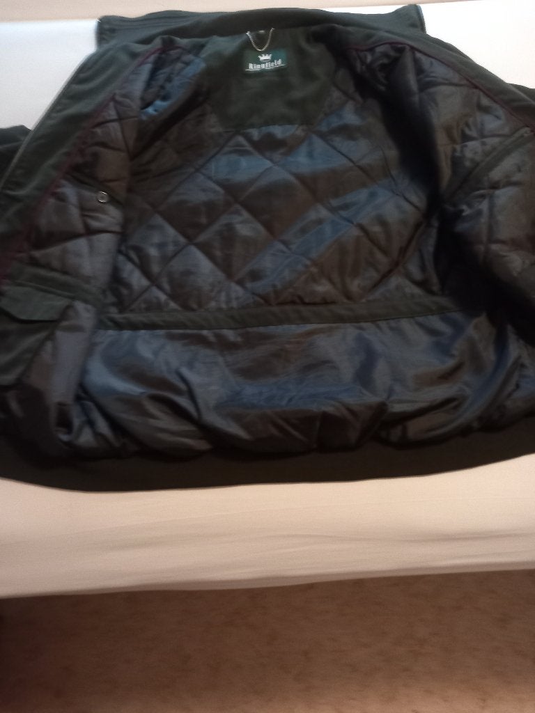 Groene HEREN JAS, Enlèvement, Comme neuf, Taille 52/54 (L), Vert