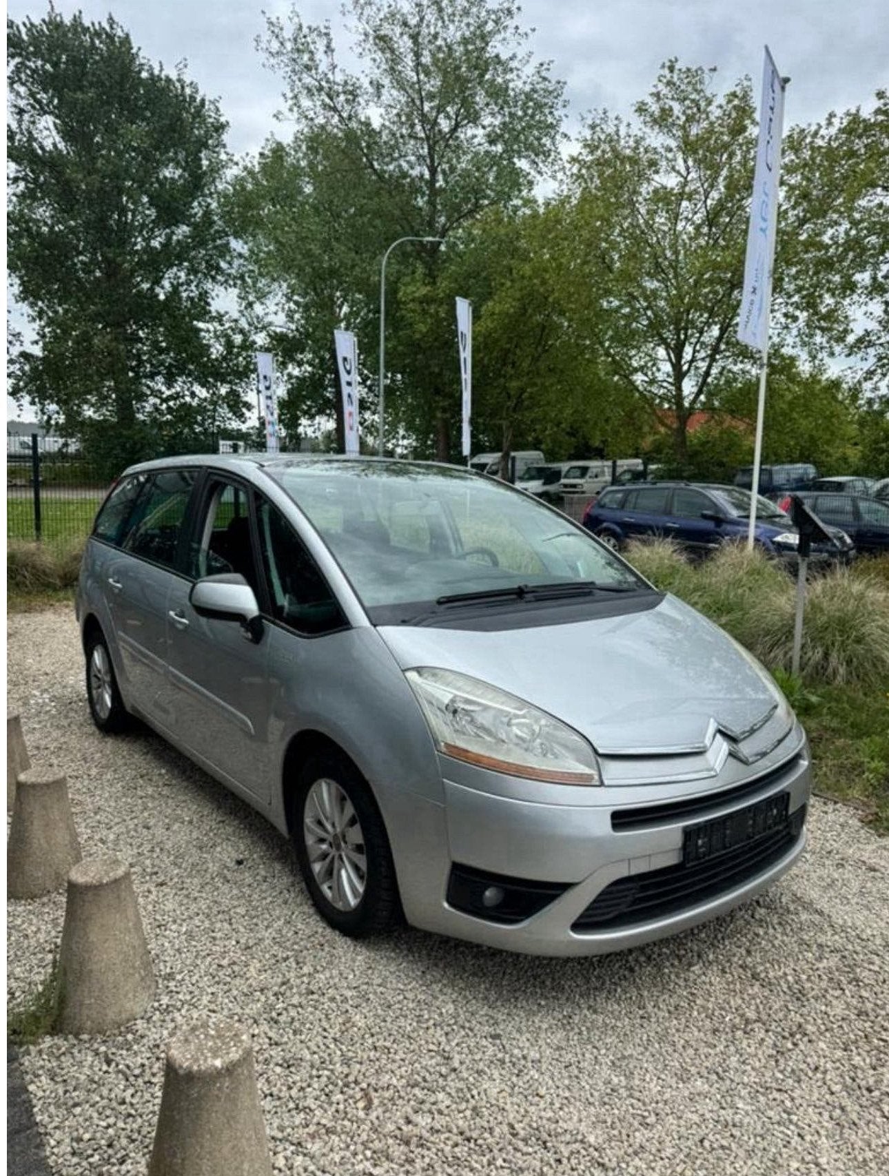 Citroen c4 picasso 7 zitplaatsen automaat, Auto's, Citroën, 75 kW, Zwart, 4 cilinders, 1600 cc