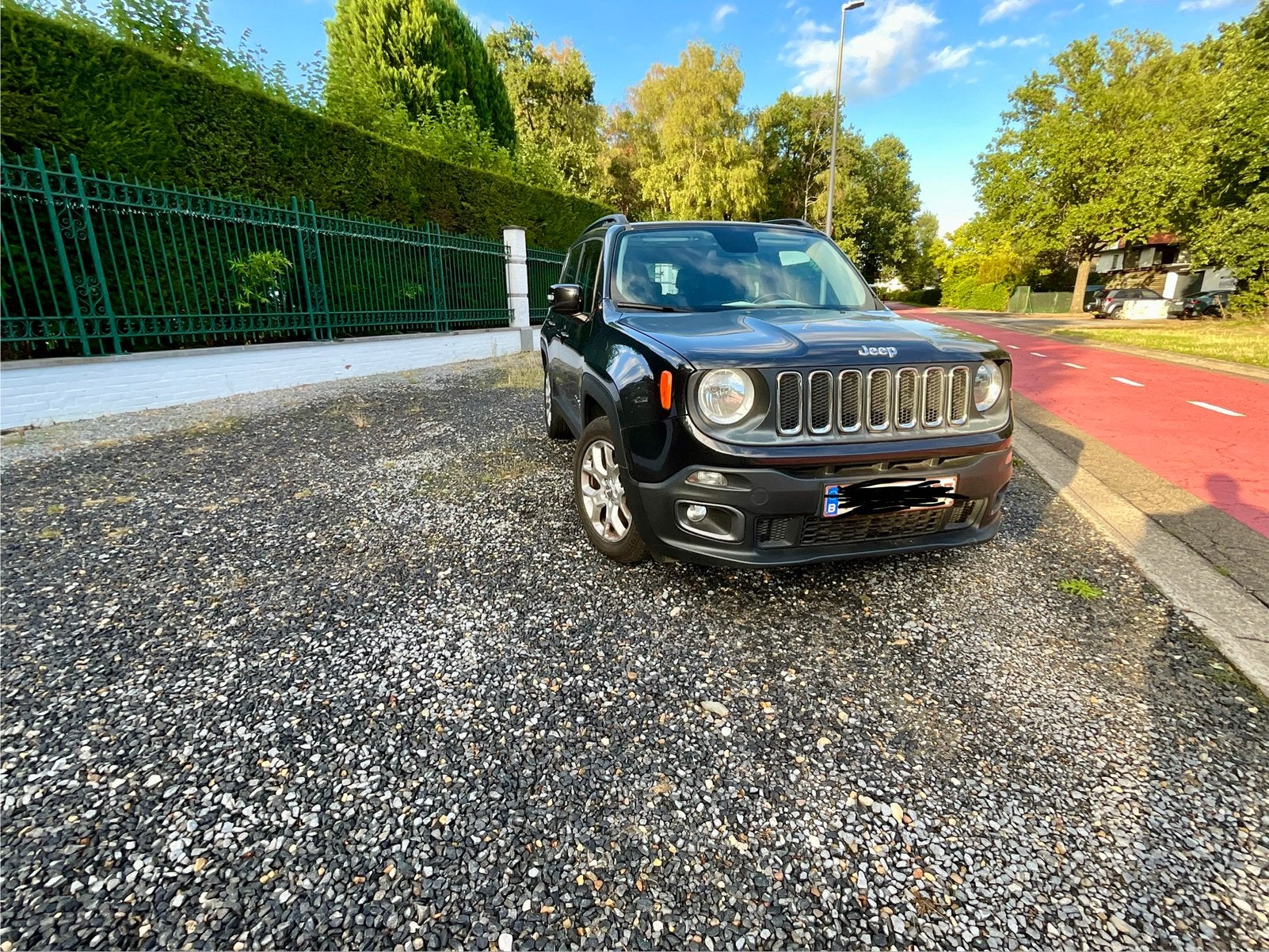 Jeep renegede automaat, Stof, Zwart, Particulier, SUV of Terreinwagen