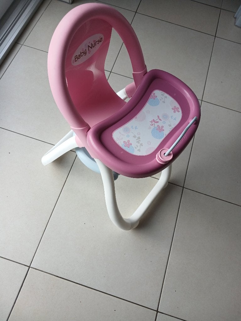 Chaise poupee bebe smoby baby nurse, Enlèvement, Comme neuf