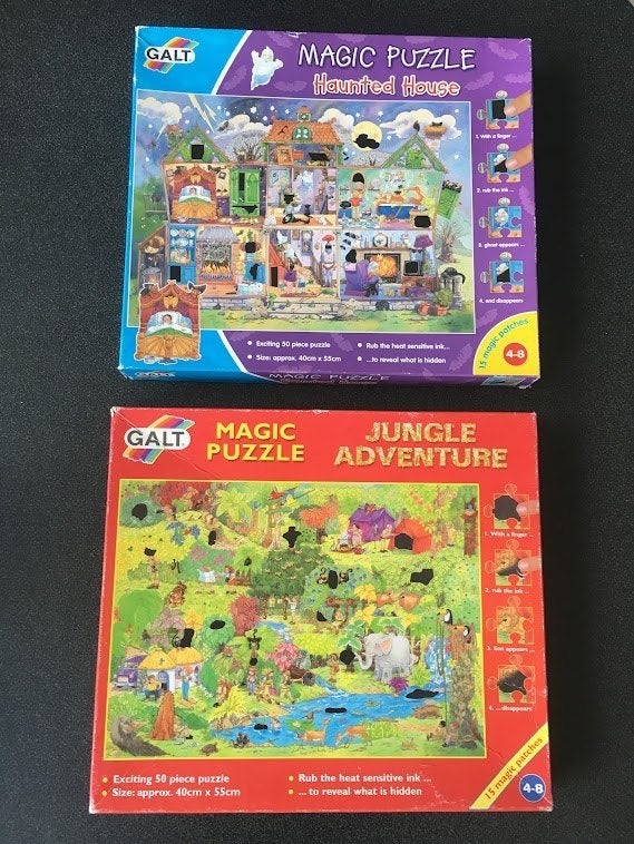 Magische puzzels jungle en Haunted House 4-8 j, Ophalen of Verzenden