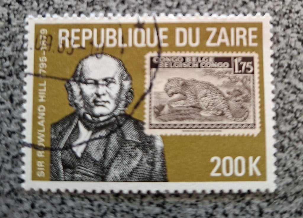 Timbre Zaïre OBP 1007 tamponné, Timbres & Monnaies, Enlèvement ou Envoi, Affranchi