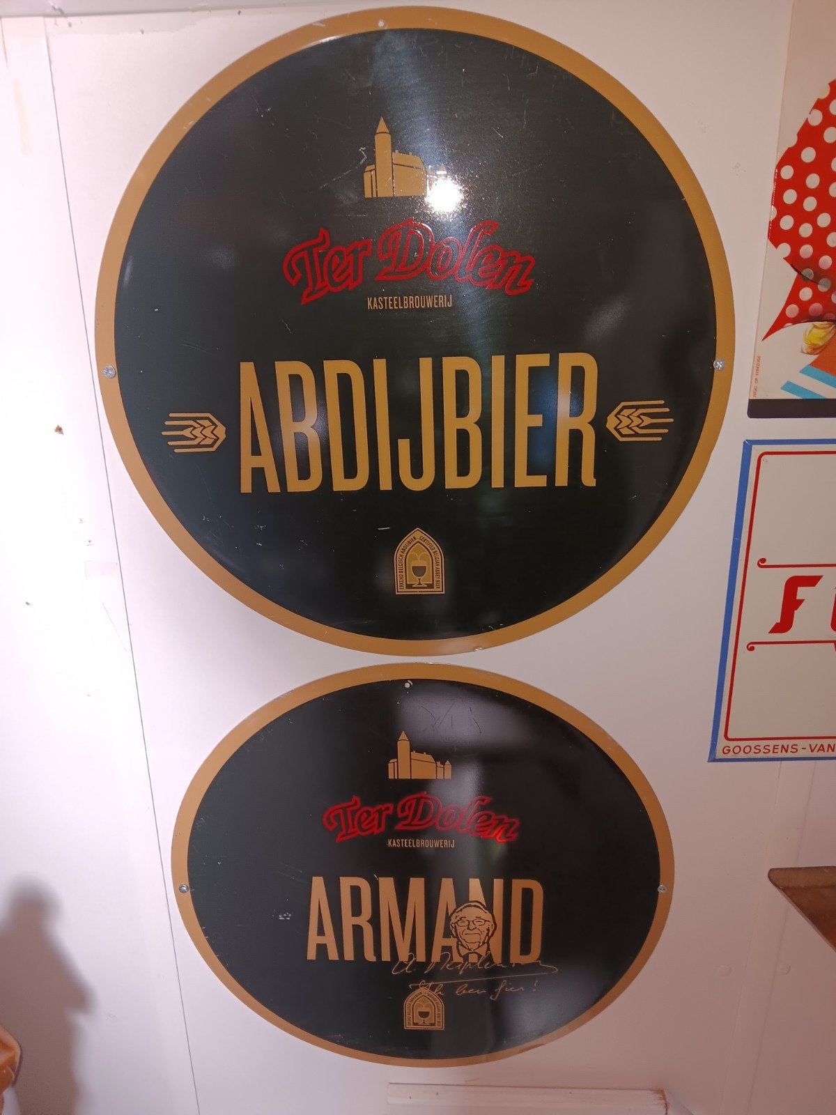 Reclame in blik, Enlèvement