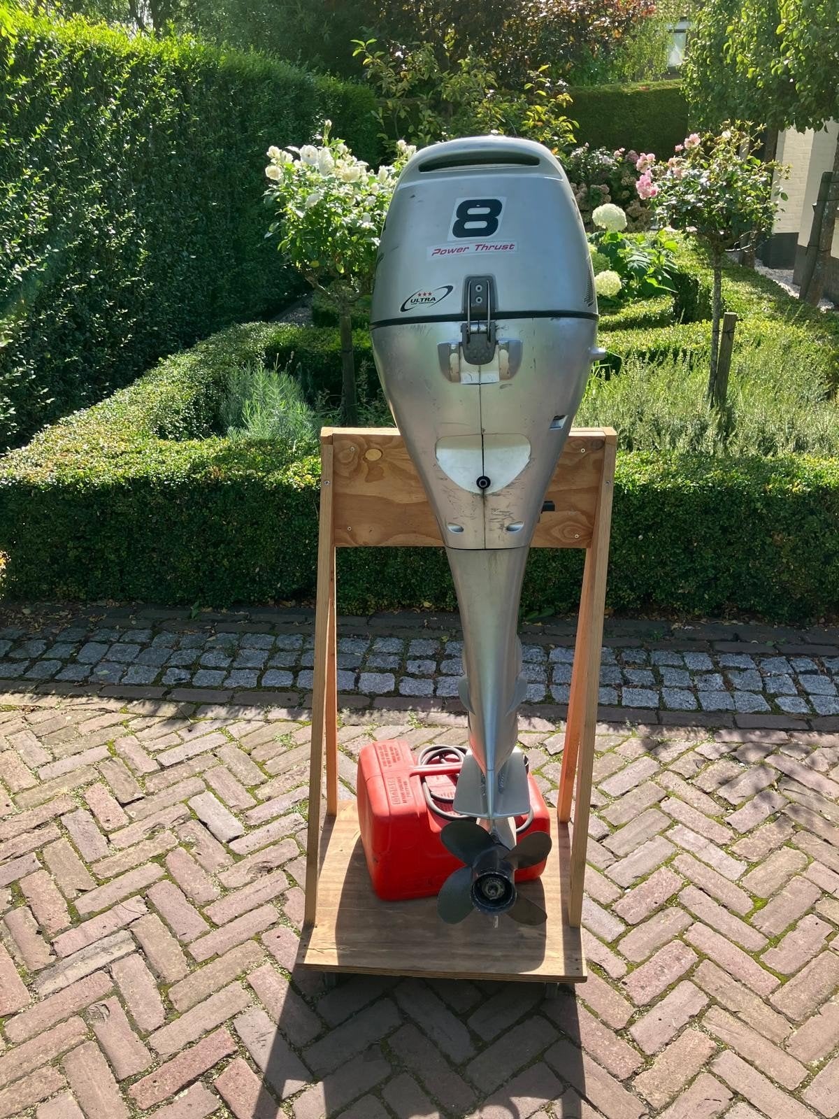 Honda 8pk langstaart, Watersport en Boten, Ophalen, Zo goed als nieuw, Motor en Techniek