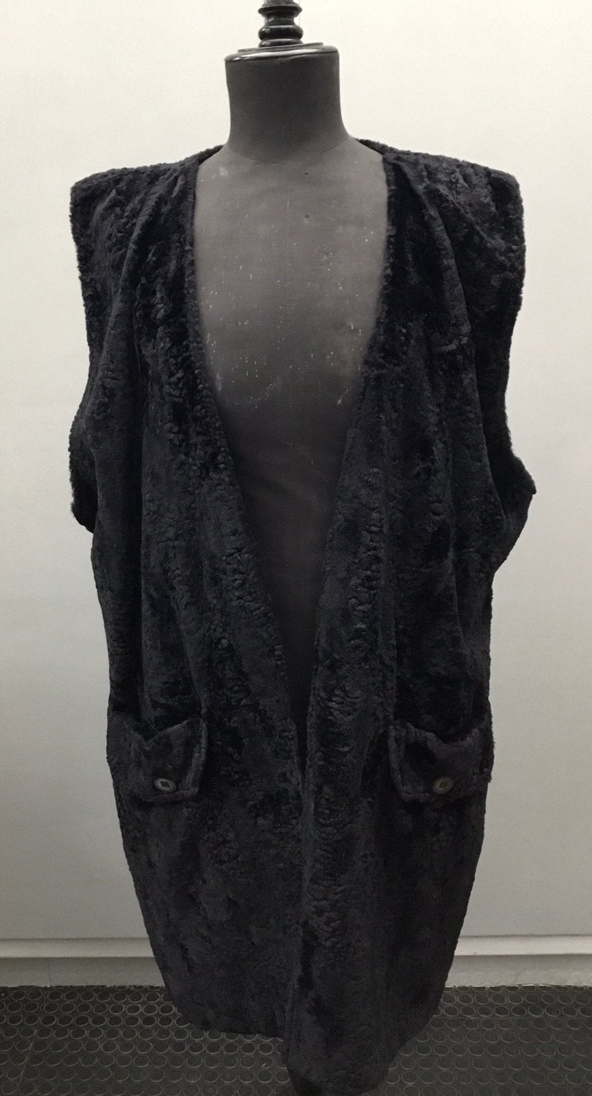 Gilet long chauffe-corps bleu Couture Hélène taille M, Vêtements | Femmes, Enlèvement ou Envoi, Comme neuf, Taille 38/40 (M), Bleu