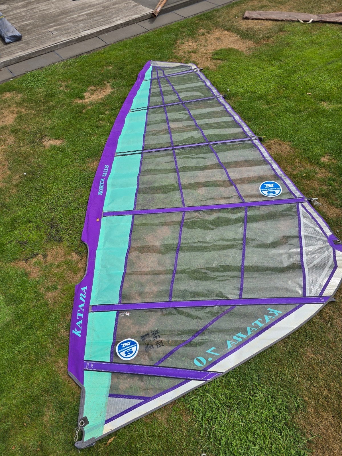 windsurf zeilen, gieken, mast, Ophalen, Gaastra, Zo goed als nieuw, Complete set
