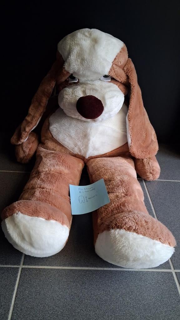 Grand chien en peluche, Neuf, Enlèvement ou Envoi, Chien, Moyen (20 à 80 cm)