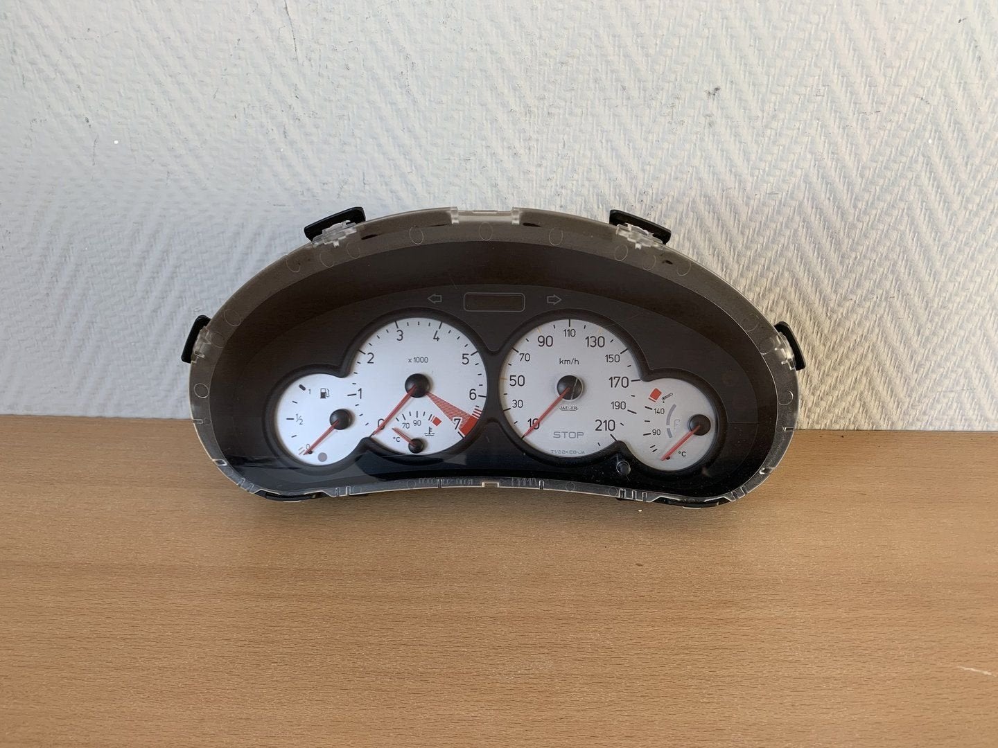 kilometerteller peugeot 206 met 2 stekkers 9643402480, Auto-onderdelen, Gebruikt, -, -, Ophalen of Verzenden