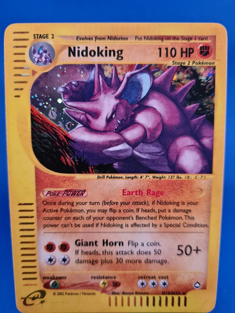 Nidoking H18/H32 - Aquapolis, Envoi, Utilisé