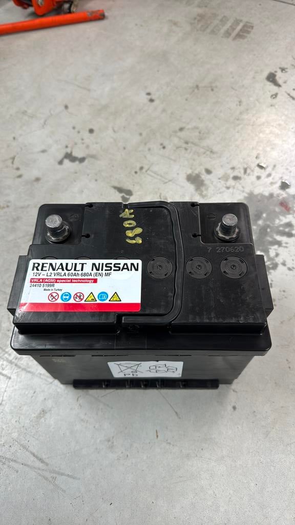 Batterie 12v 60Ah 680A  AGM ***Garantie***, Autos : Pièces & Accessoires, Enlèvement, Utilisé