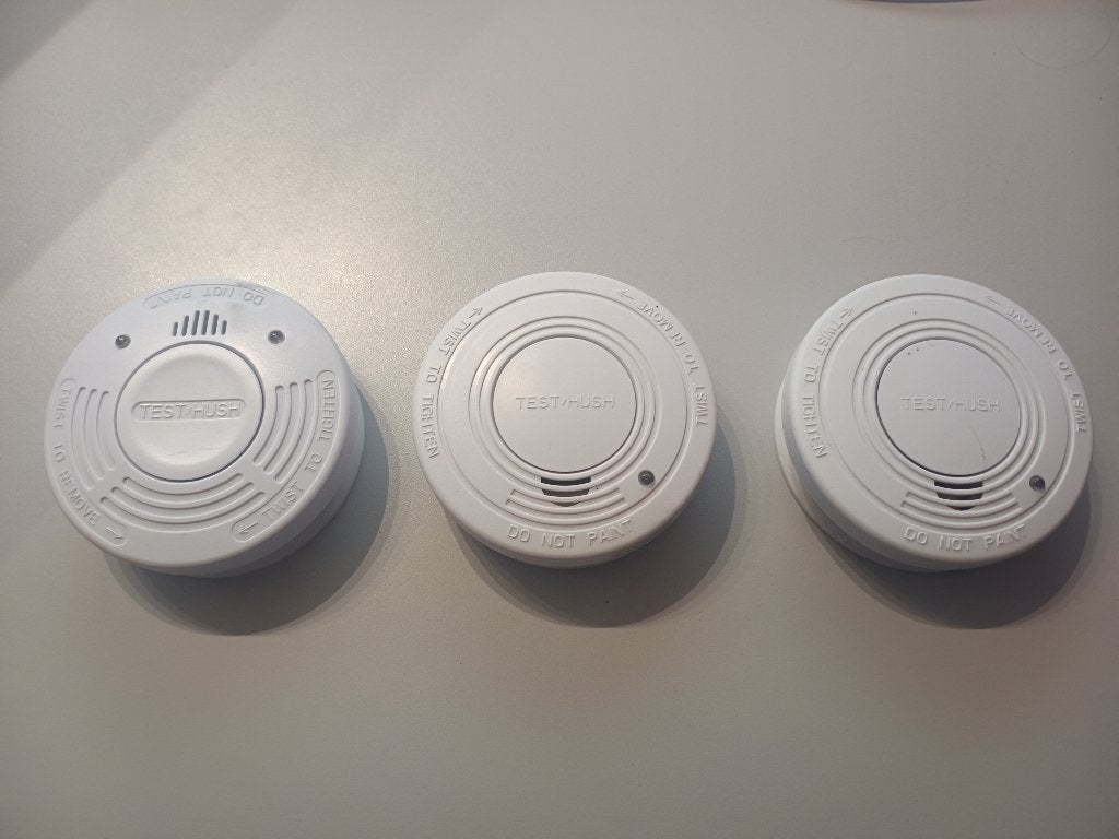 3 détecteurs de fumée ALECTO, Bricolage & Construction, Enlèvement, Utilisé, Détecteur, Capteur ou Alarme, Fumée