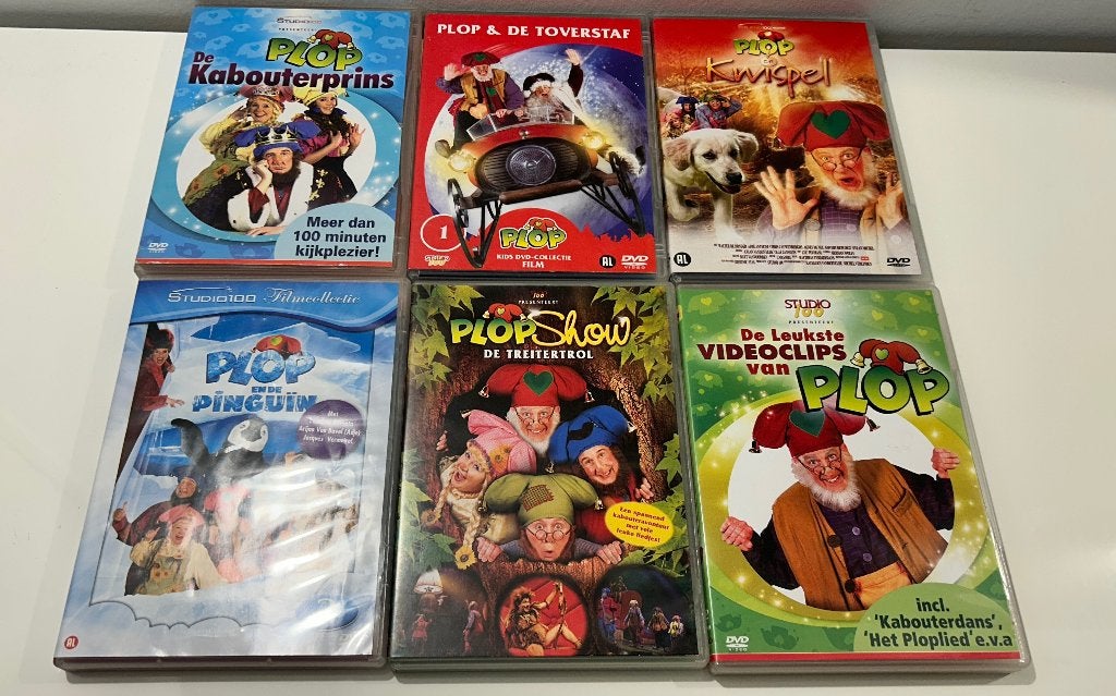 6 DVD's Plop, Enlèvement ou Envoi, Utilisé