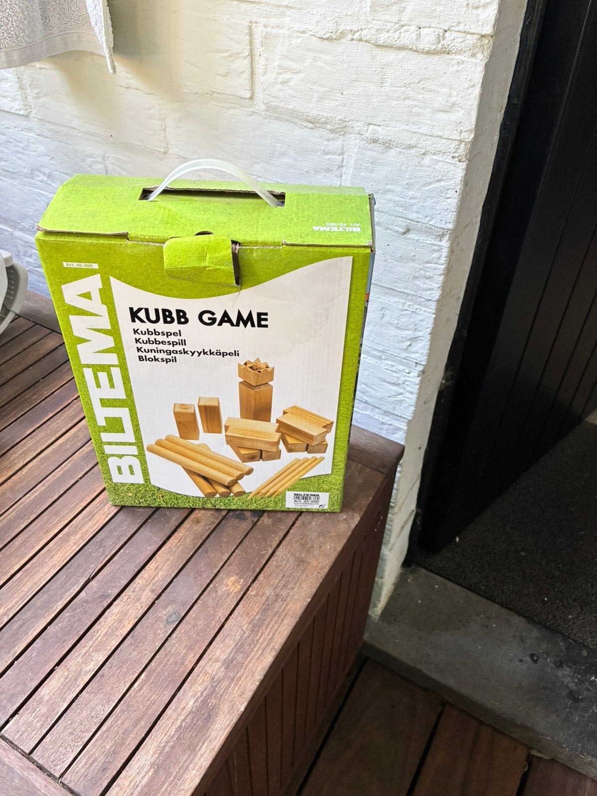 Kubb, Ophalen, Zo goed als nieuw