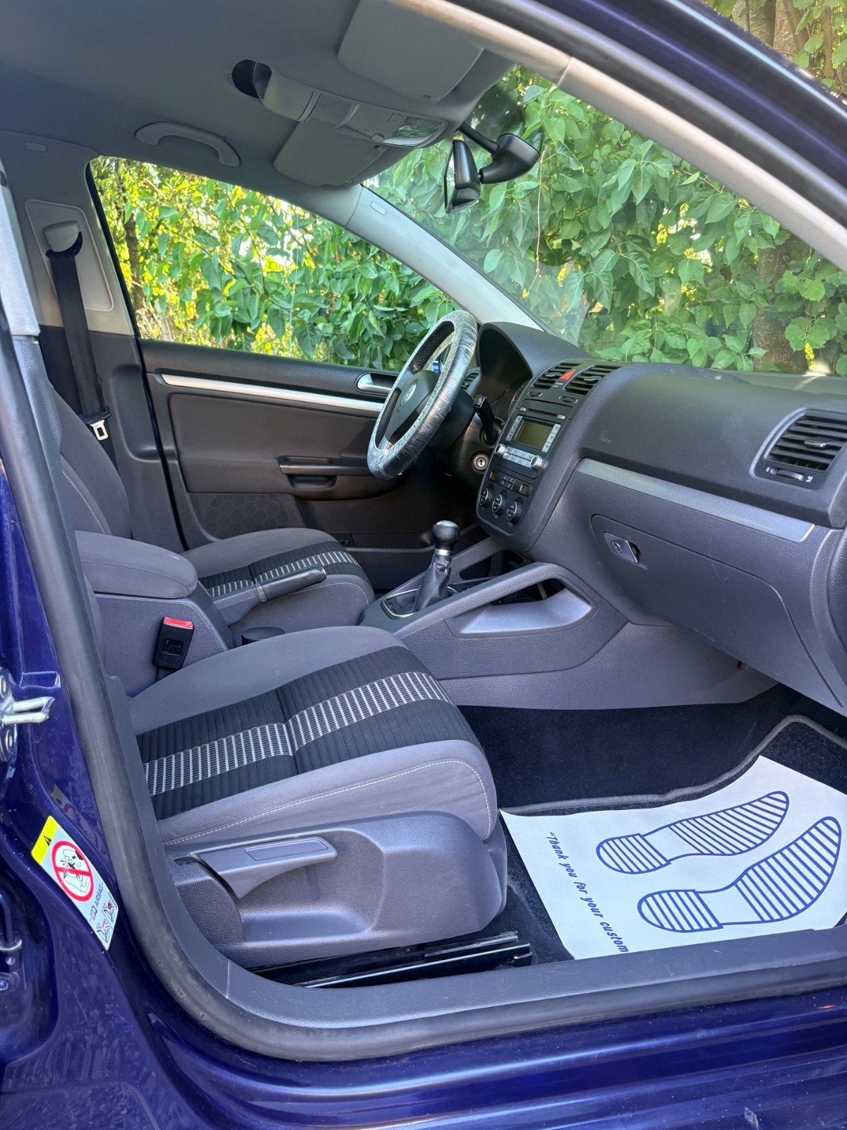 Golf 5 - 1.9 TDI - 105 pk - Diesel, Auto's, Volkswagen, Euro 5, Stof, 4 cilinders, Blauw