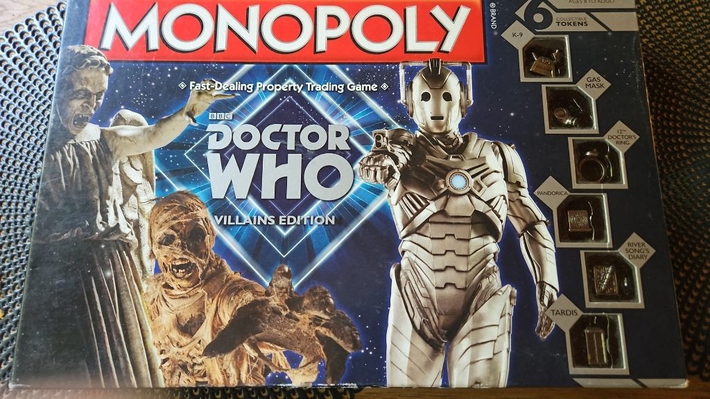 bordspel nieuw Monopoly Dr Who Villains Monopolie limited, Hobby en Vrije tijd, Gezelschapsspellen | Bordspellen, Een of twee spelers