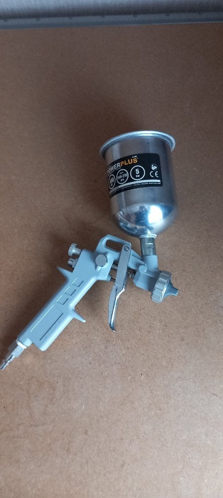 Pulvérisateur de peinture à compresseur en bon état, Enlèvement, Comme neuf, Pulvérisateur de peinture ou Pompe à peinture