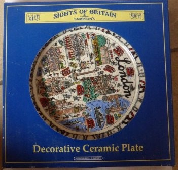 Gratuit - Assiette - Céramique - Londres - A Emporter, Enlèvement