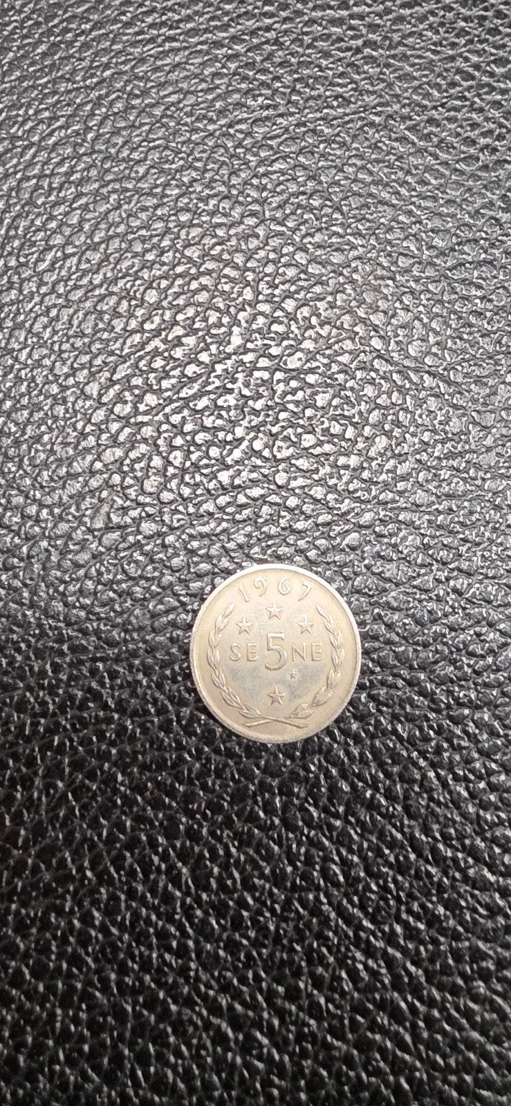 samoa 5 sene 1967, Postzegels en Munten, Munten | Oceanië, Ophalen of Verzenden