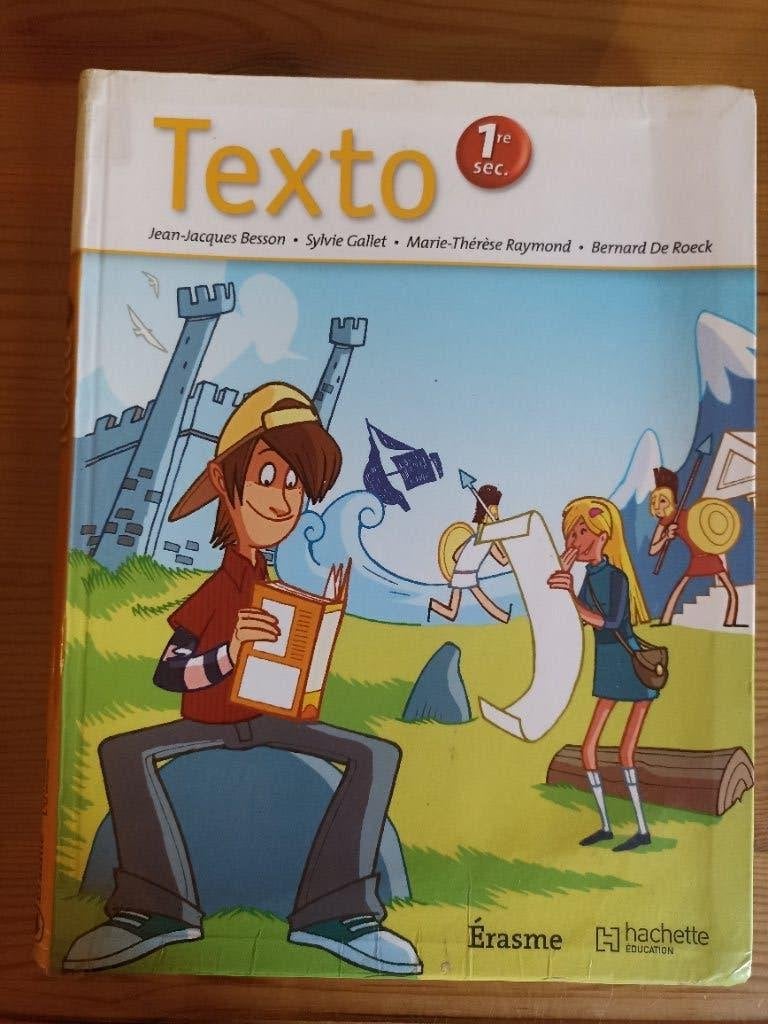 Texto 1, Erasme, Livres, Editions erasme, Français, Enlèvement, Utilisé