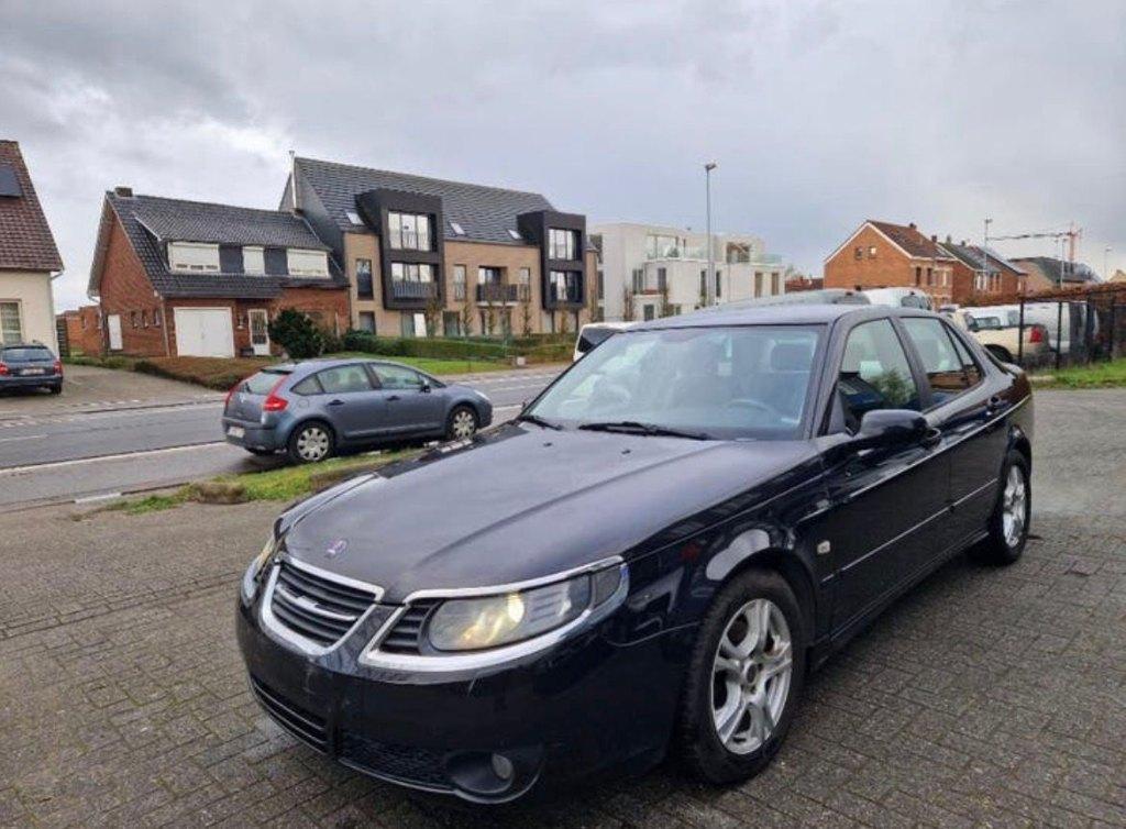 Saab 9-5 — 2.0 Diesel automatique Bj 2007 145000 km, Autos, Entreprise, Noir, 5 portes, Automatique