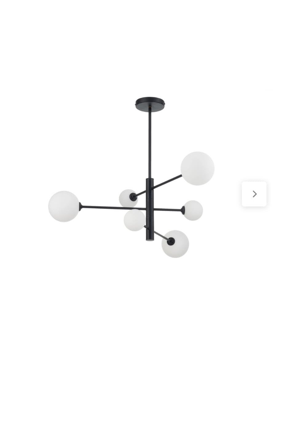 Hanglamp met witte glazen bollen en warm licht, Ophalen, Zo goed als nieuw, Hanglamp