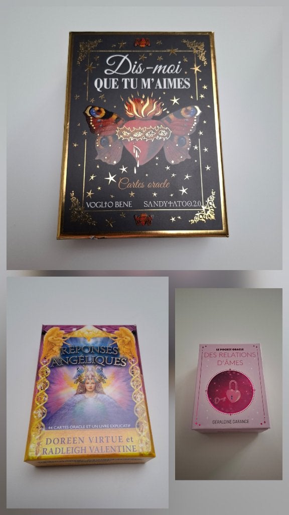 3 jeux de cartes Oracle, Livres, Enlèvement, Comme neuf, Spiritualité en général, Autres types