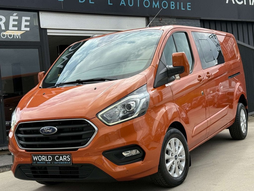 Ford Transit Custom 2.0 TDCi L2H1 170CV LONG CHASSIS - TVAC*, Gebruikt, Bedrijf, 6 deurs, Ford