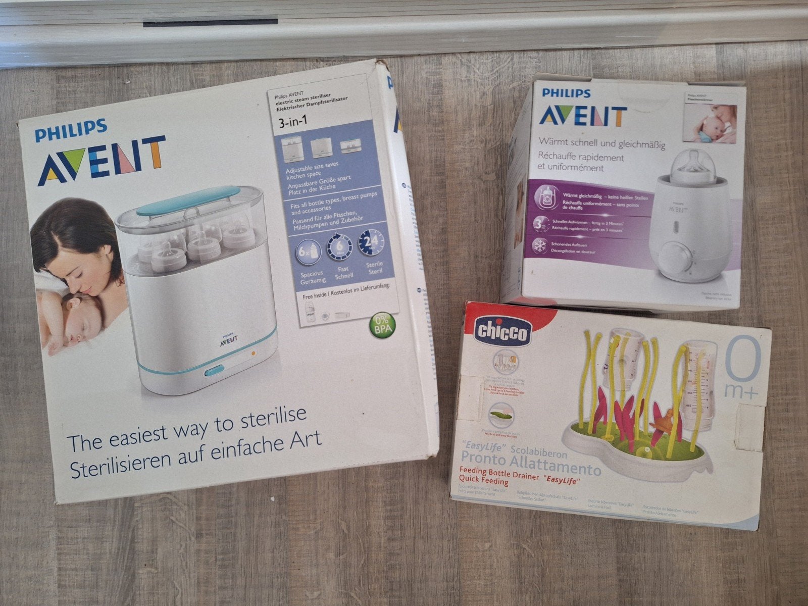 Pakket flessenwarmer en sterilisator Philips Avent, Ophalen, Sterilisator, Philips Avent