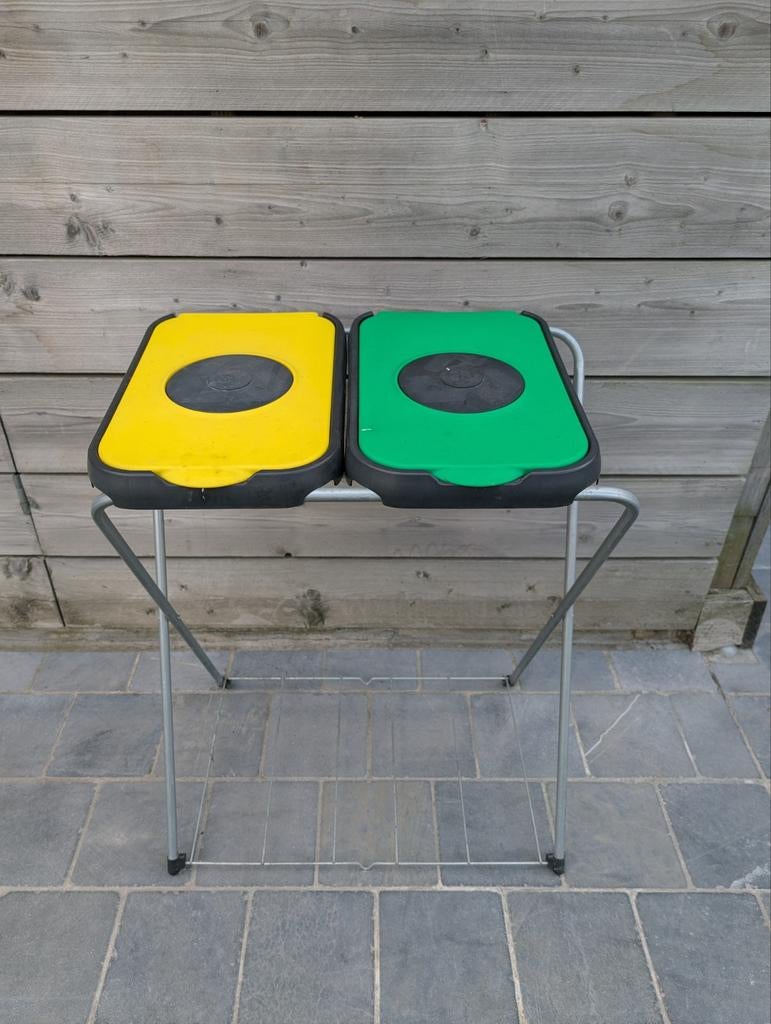 Vuilzak houder (dubbel), Huis en Inrichting, Woonaccessoires | Prullenbakken, Ophalen