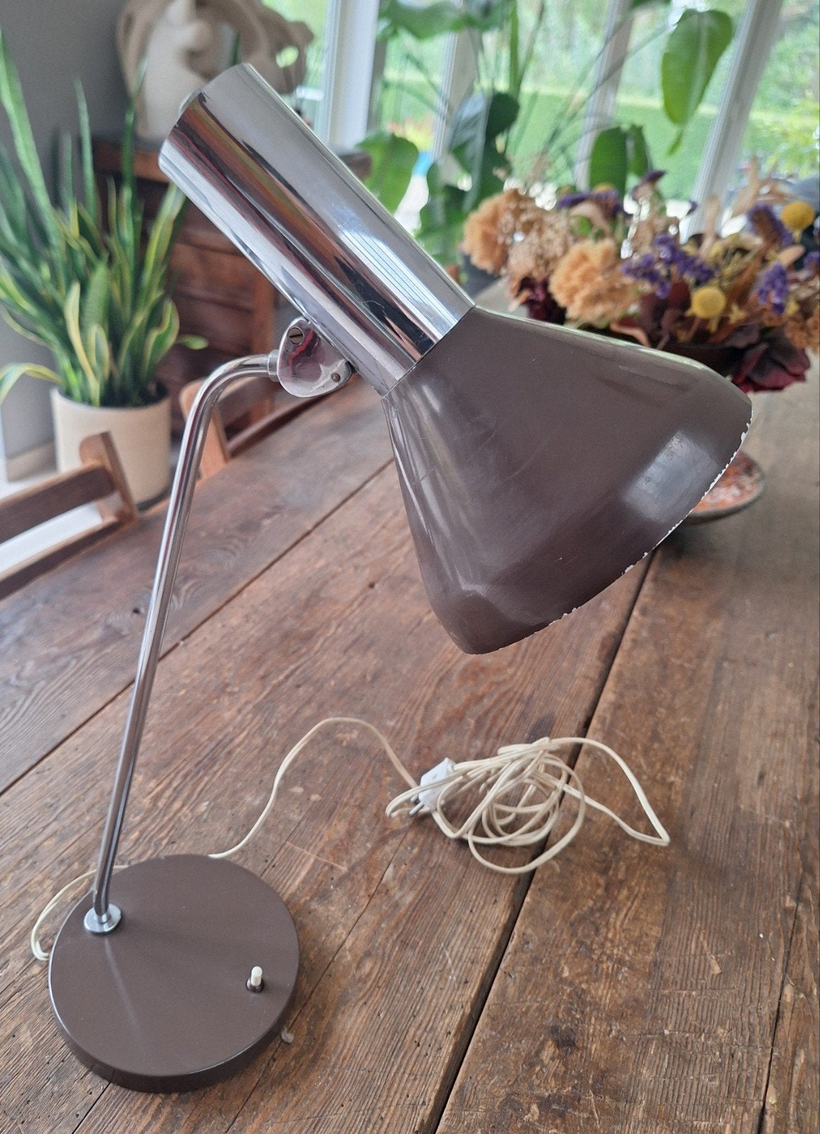 vintage tafellamp, Ophalen of Verzenden
