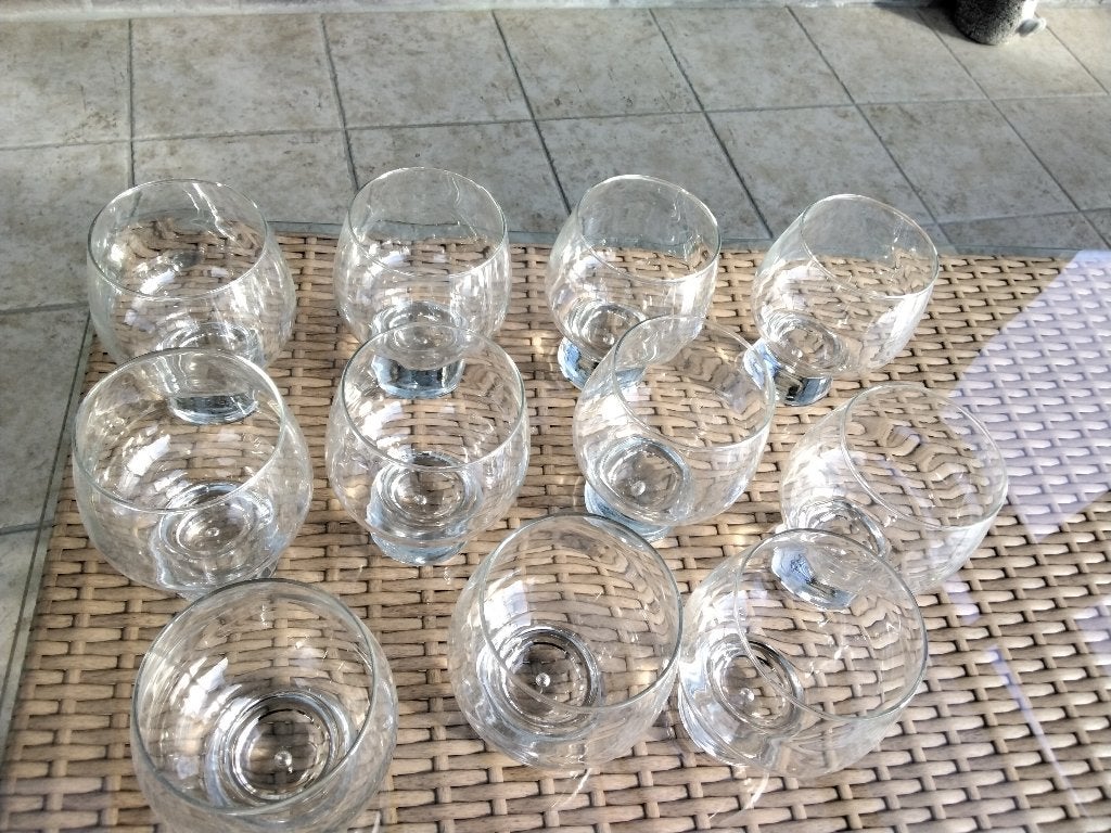 11 verres Durobor Isao, Enlèvement, Comme neuf, Autres types