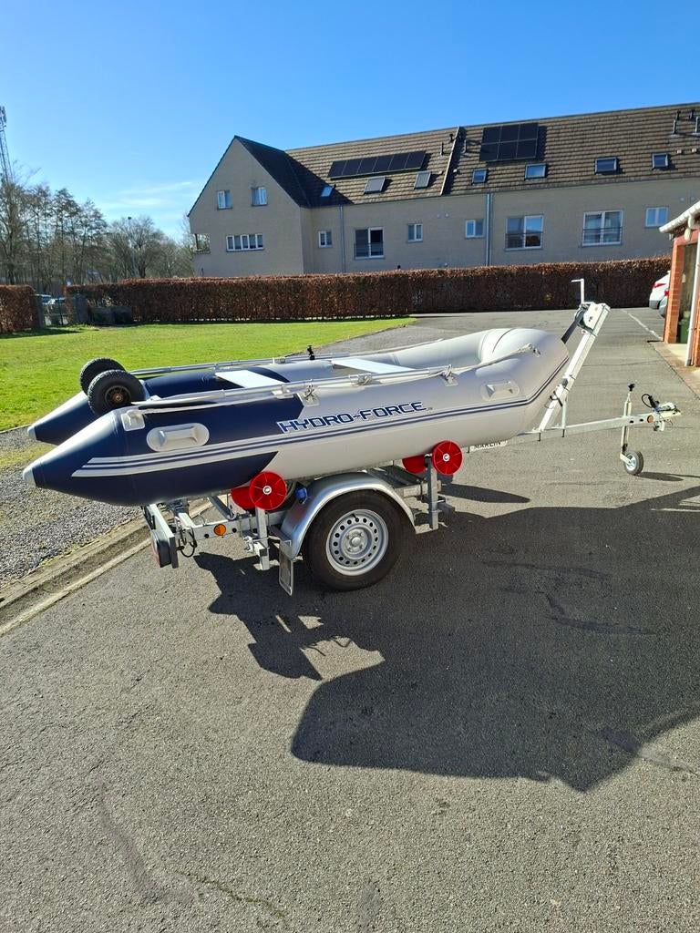 Rubberboot 3,30m + trailer, Ophalen, Gebruikt, 3 tot 6 meter