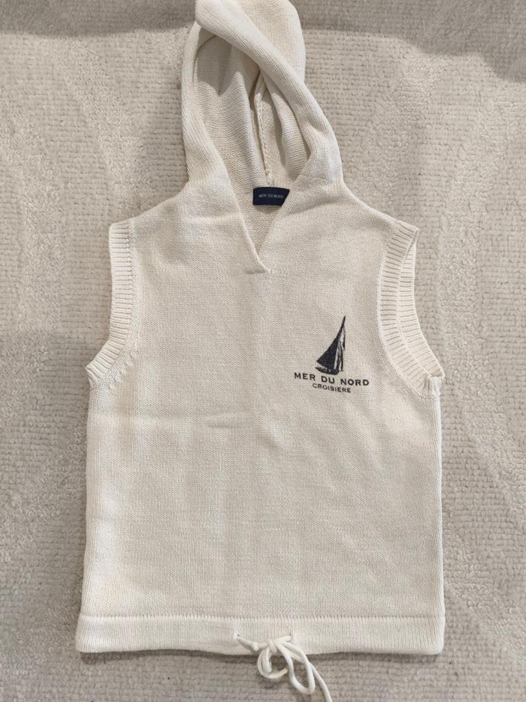 Pull manches courtes MER DU NORD taille M, Enlèvement ou Envoi, Blanc