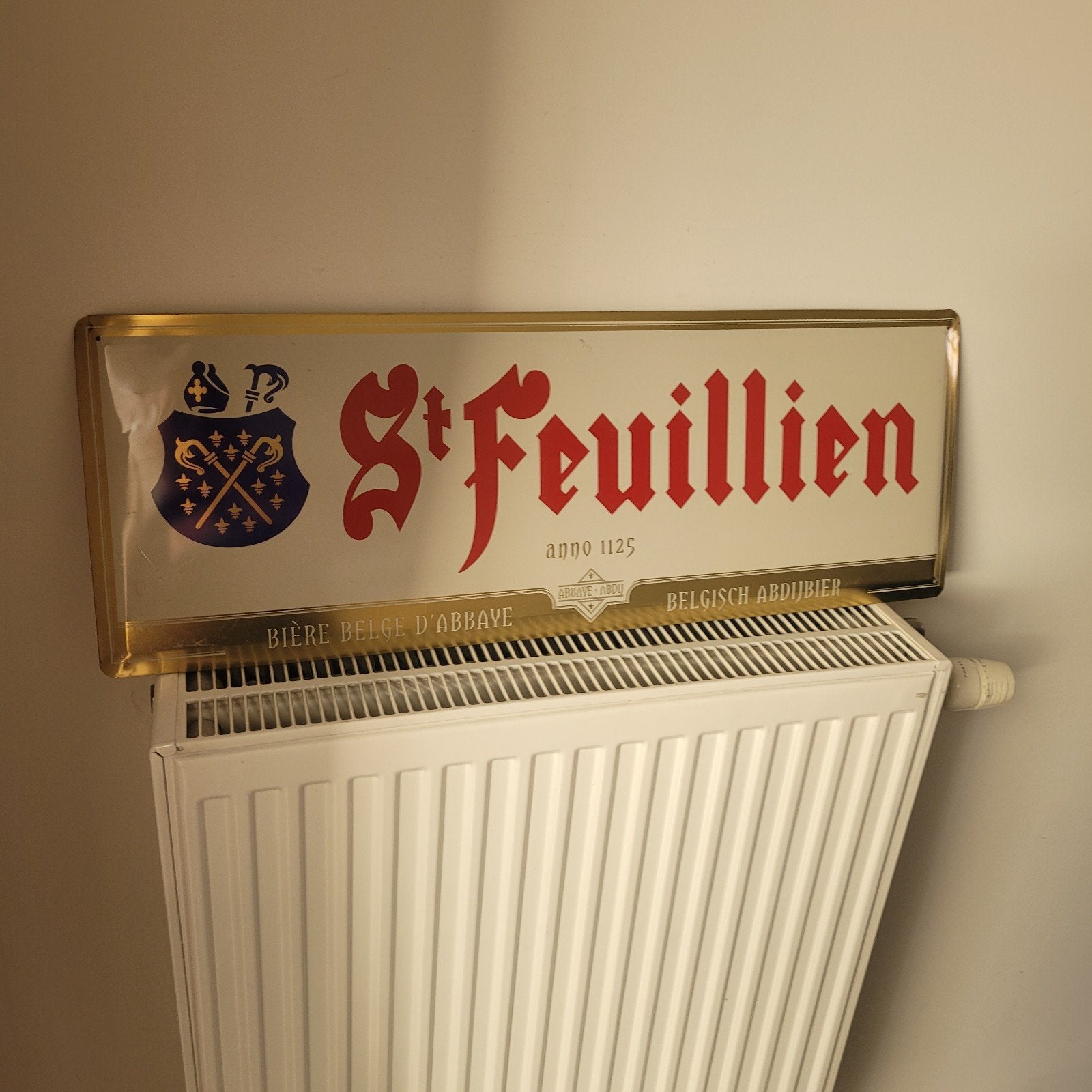 plaque en métal saint-feuillien, Enlèvement ou Envoi
