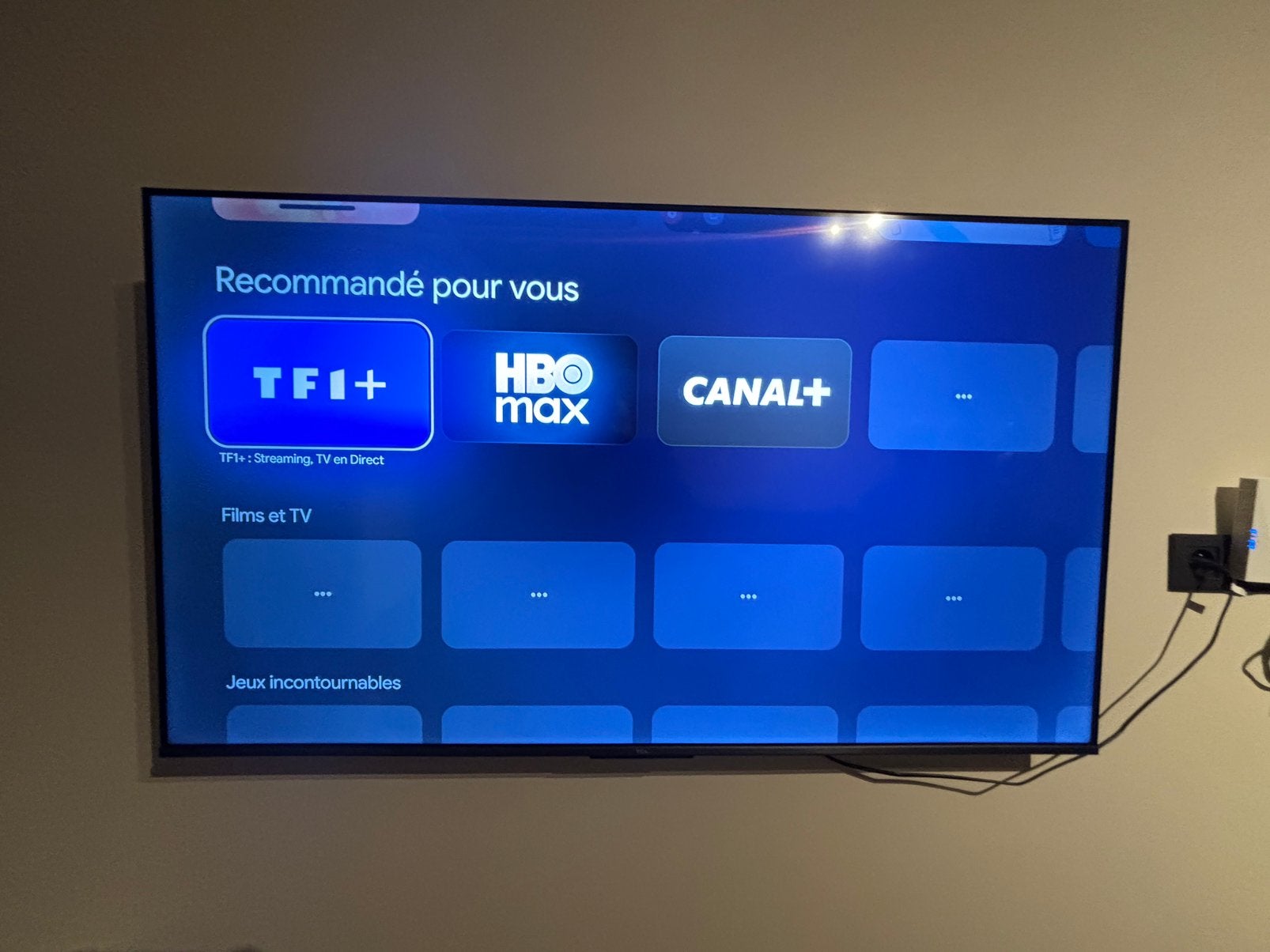 TCL 55  pouces, TV, Hi-fi & Vidéo, Enlèvement, Comme neuf