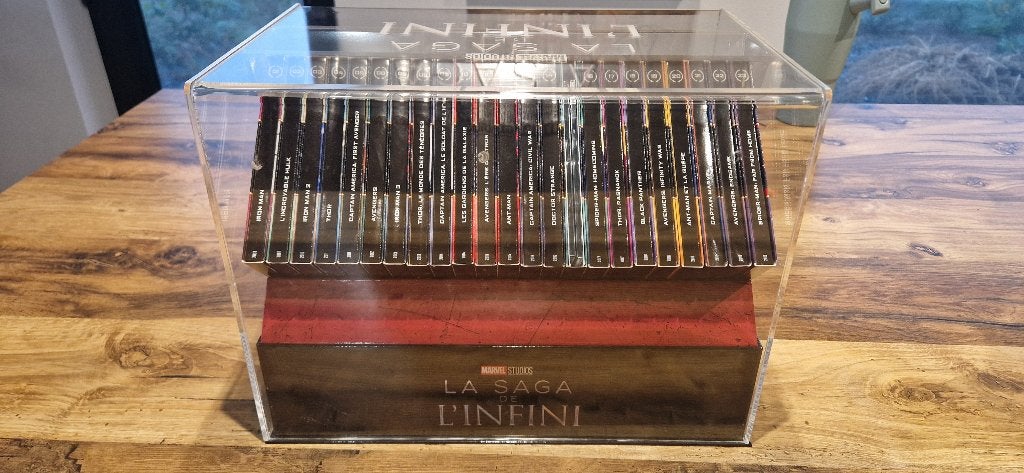 Intégrale Marvel La Saga de L'Infini Bluray 4K, Cd's en Dvd's, Nederlands, Boxset, Zo goed als nieuw, Audio
