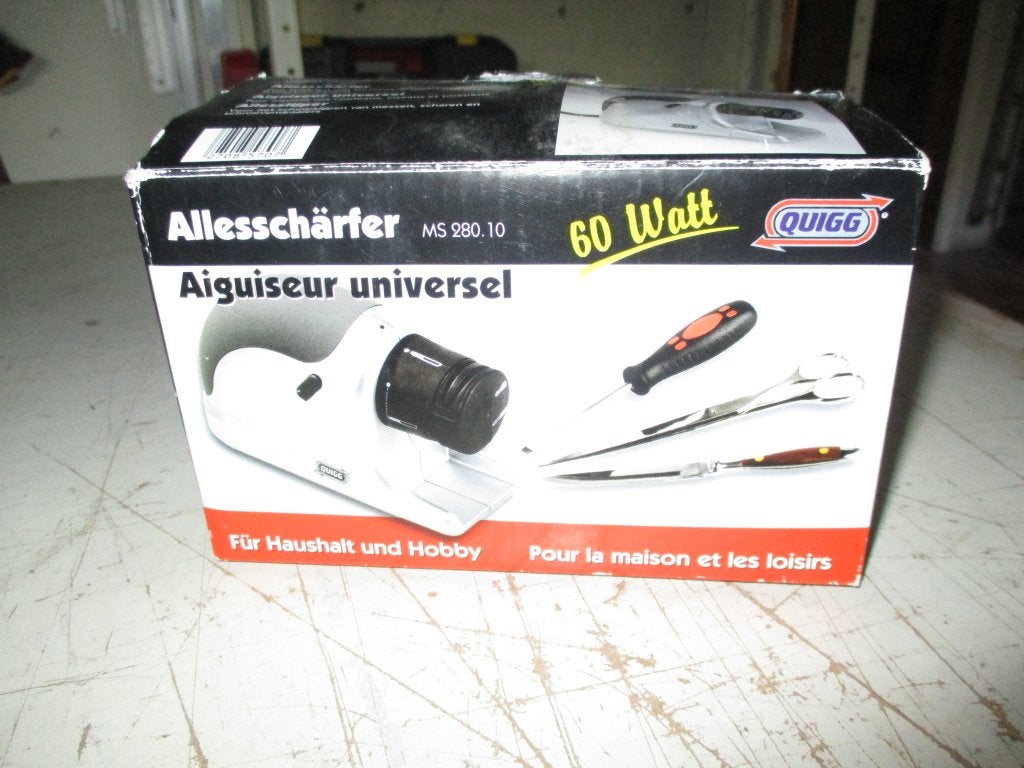 Elektrische messenslijper, Ophalen