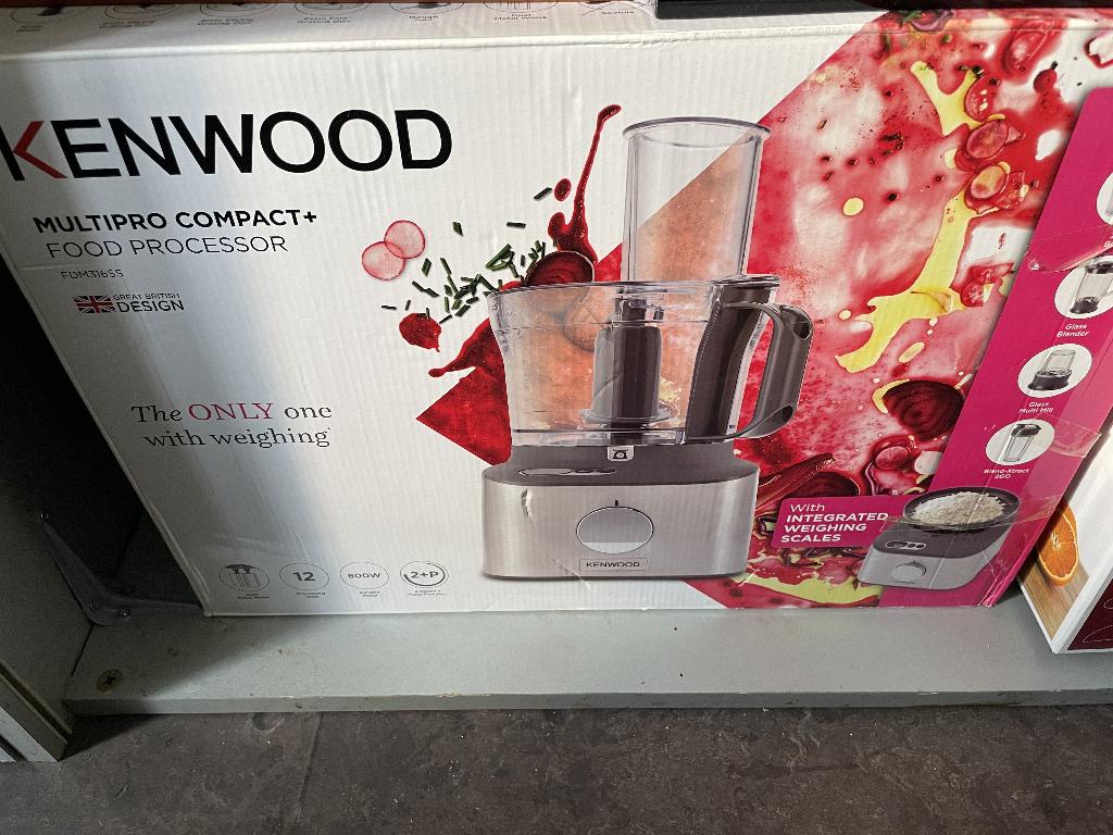Robot de cuisine Kenwood, Electroménager, Résiste au lave-vaisselle, Enlèvement, Utilisé, 1 à 2 litres