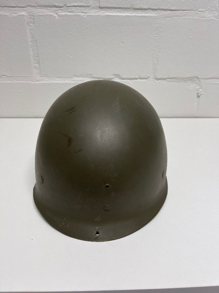 Legerhelm staal M51/M1-type, olijfgroen, vintage militair, Ophalen